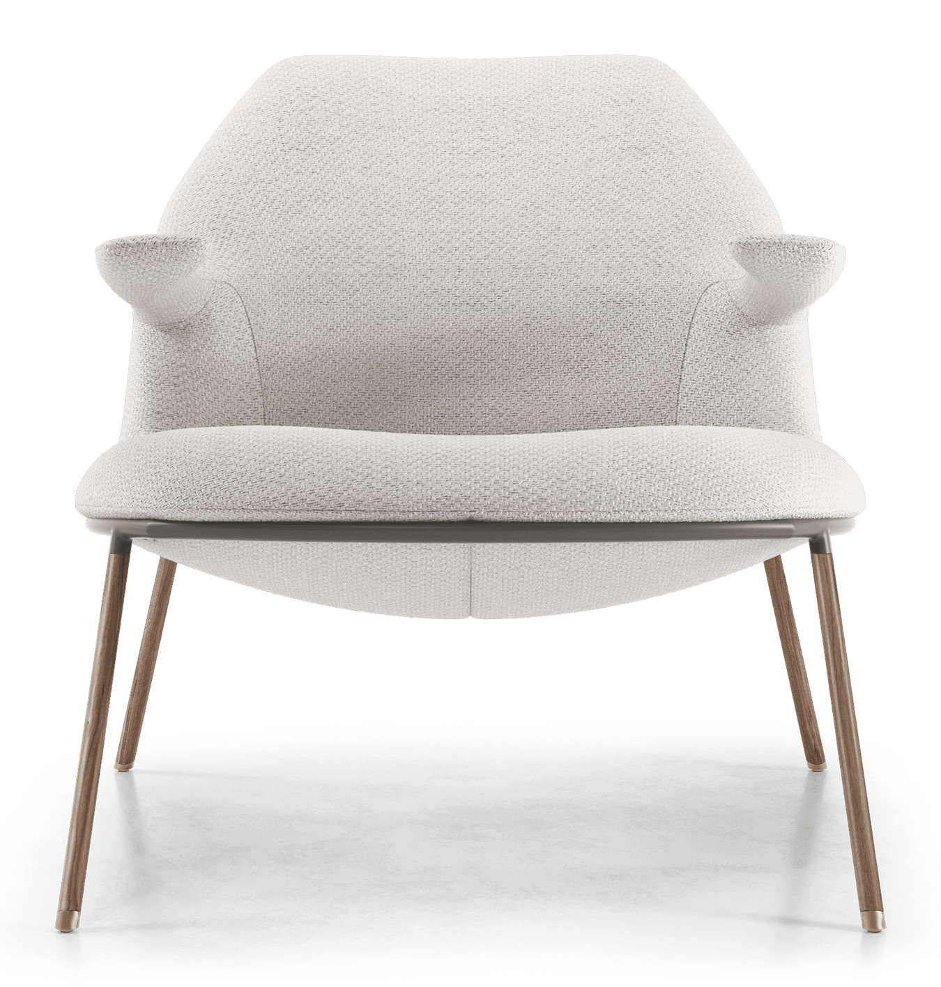 Modloft Gansevoort Lounge Chair Birch Fabric