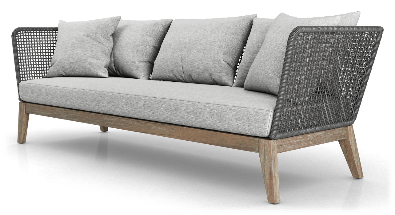 Modloft Netta Sofa Feather Grey Fabric