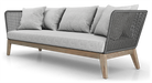 Modloft Netta Sofa Feather Grey Fabric