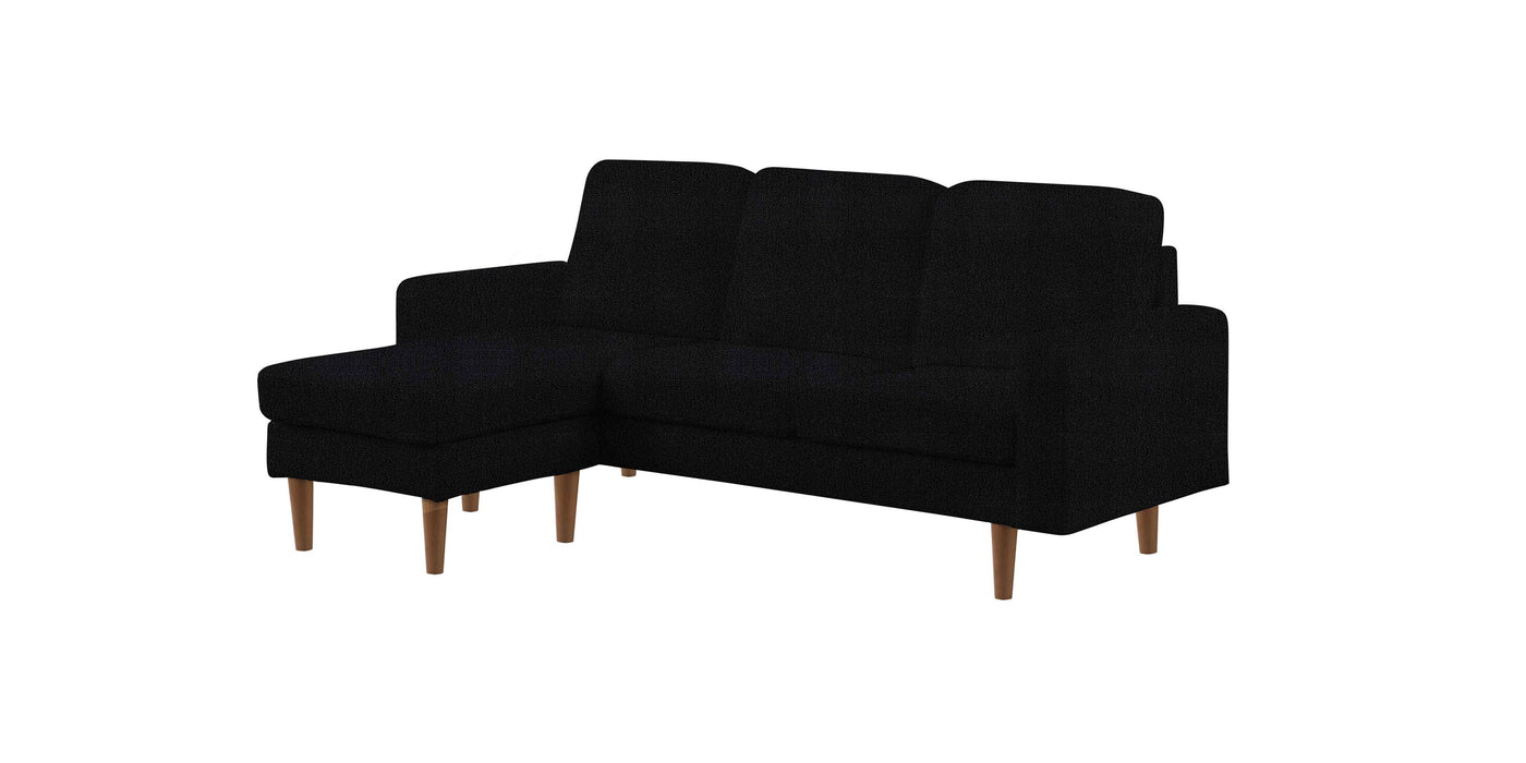 Hillsborough 76" Wide Boucle Sectional Sofa with Reversible Chaise - Available in 3 Colours