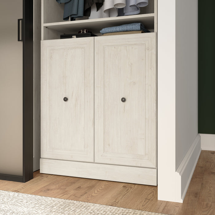 Modubox Pur 2 Door Set For Versatile 36W Closet Organizer in Linen White Oak