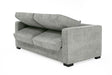 VIG Furnitur Divani Casa Vlad - Modern Grey Fabric Sofa Bed