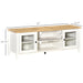 Aosom Homcom Fireplace Tv Stand For Tvs Up To 60 inches, Wood Tv Cabinet W/ Storage Doors Or Living Room, offic in White