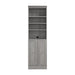 Modubox Versatile 25W Closet Organizer with Doors in Platinum Grey