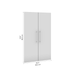 Modubox Nebula 24W 2 Door Set For Nebula 25W Closet Organizer in White