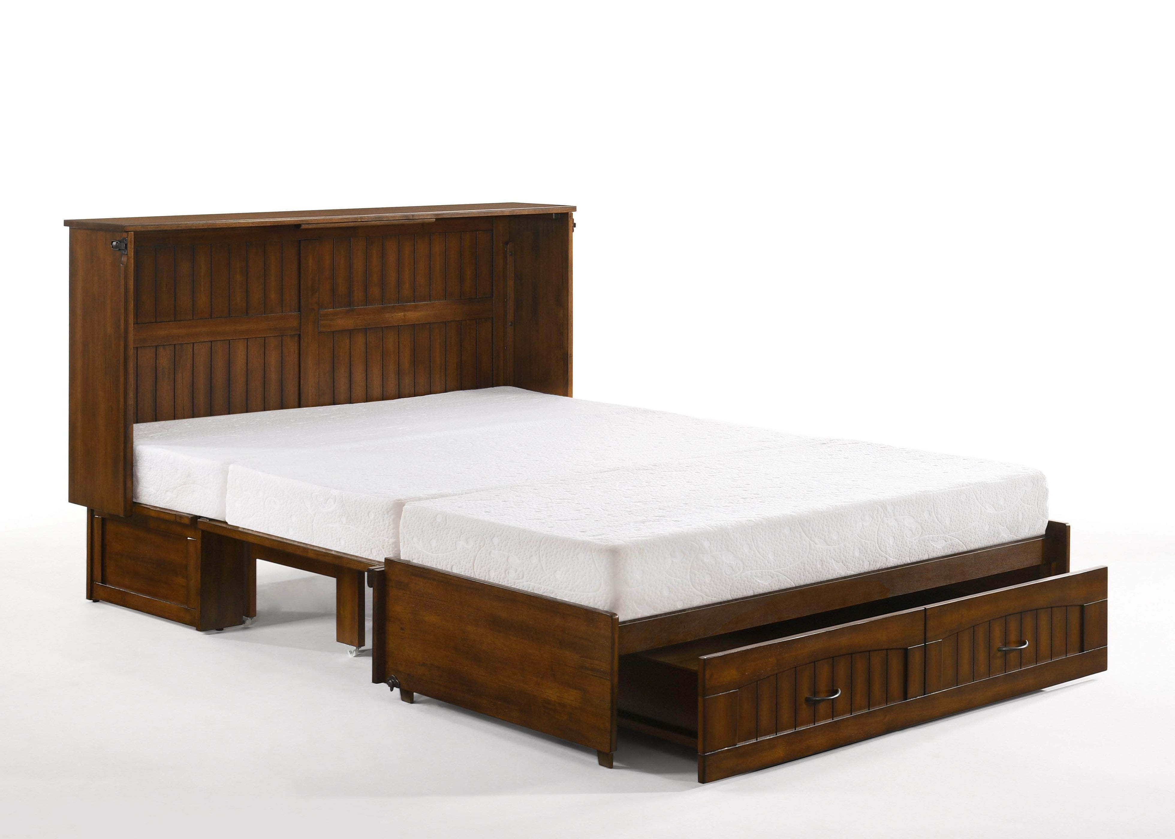 Night and Day Alpine Murphy Cabinet Bed with Queen Mattress | Lit ...