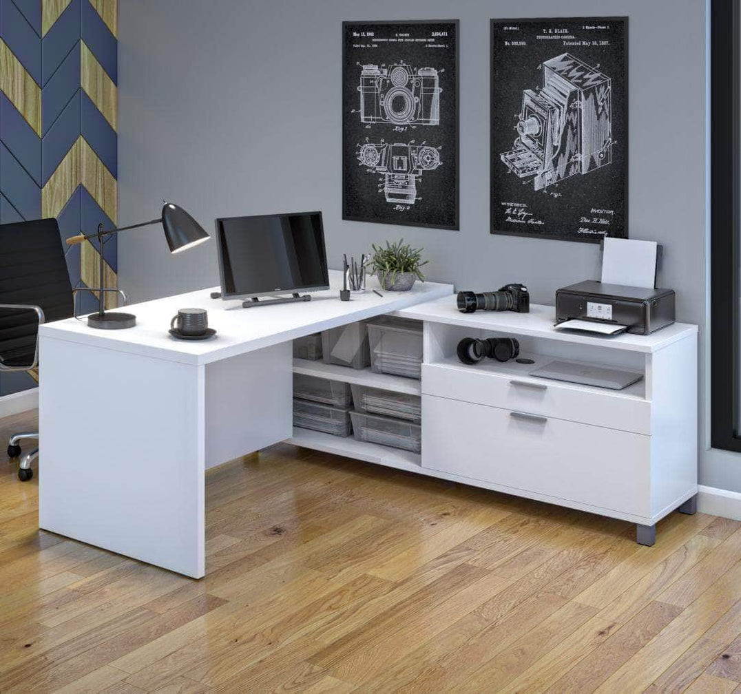 Modubox Pro-Linea L-Shaped Desk — Wholesale Furniture Brokers Canada