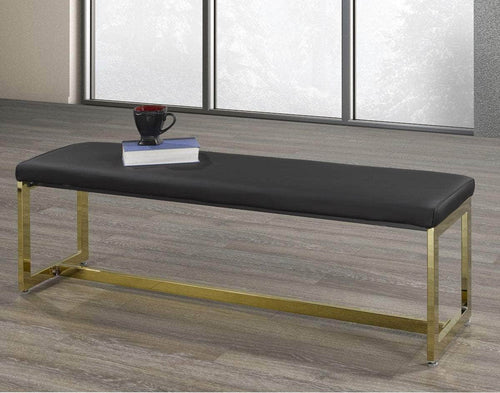 Pending - Brassex Inc. Bench Cheyenne Accent Bench - Available in 3 Colours