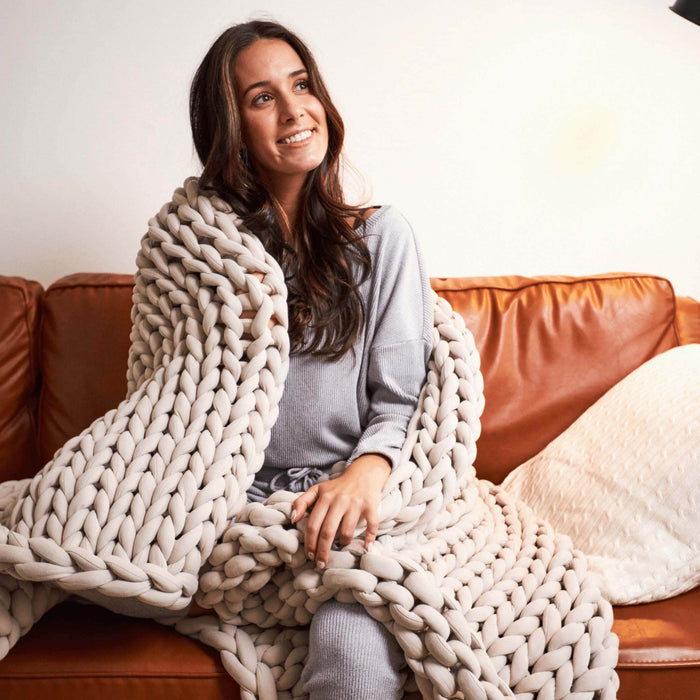 Pending - Hush Blankets Blanket Hush Knit Weighted Blanket - Available in 2 Materials and 7 Colours