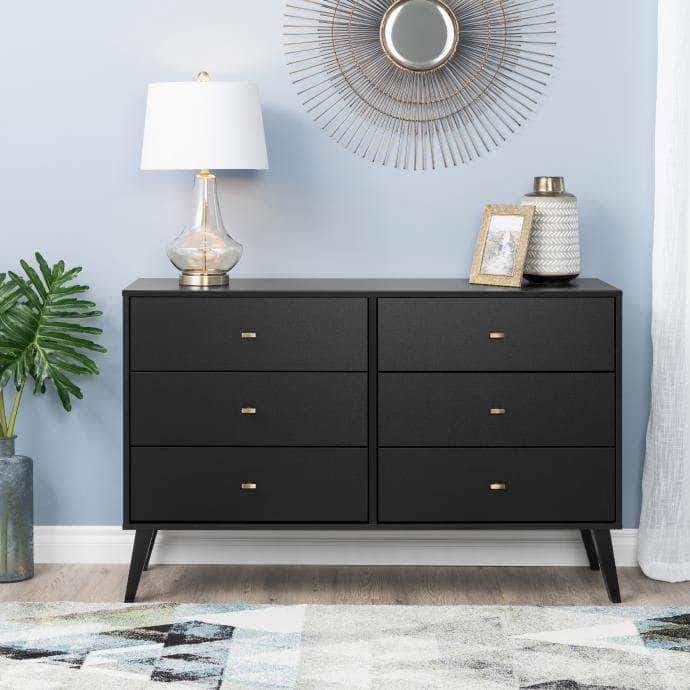 Modubox Milo Mid Century Modern 6-drawer Dresser — Wholesale Furniture ...