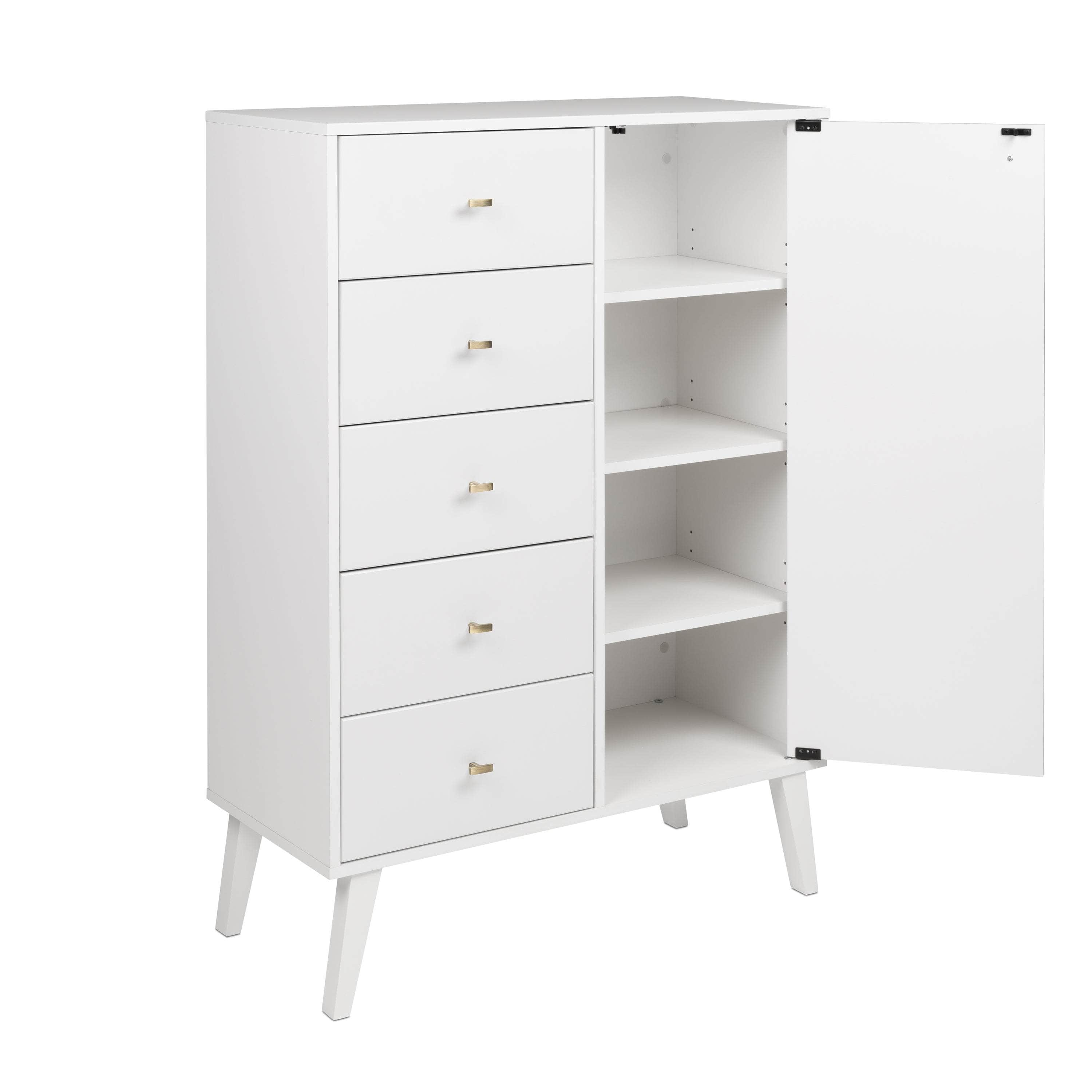 Pending - Modubox Chest Milo 5-drawer Chest with Door - Available in 4 Colours