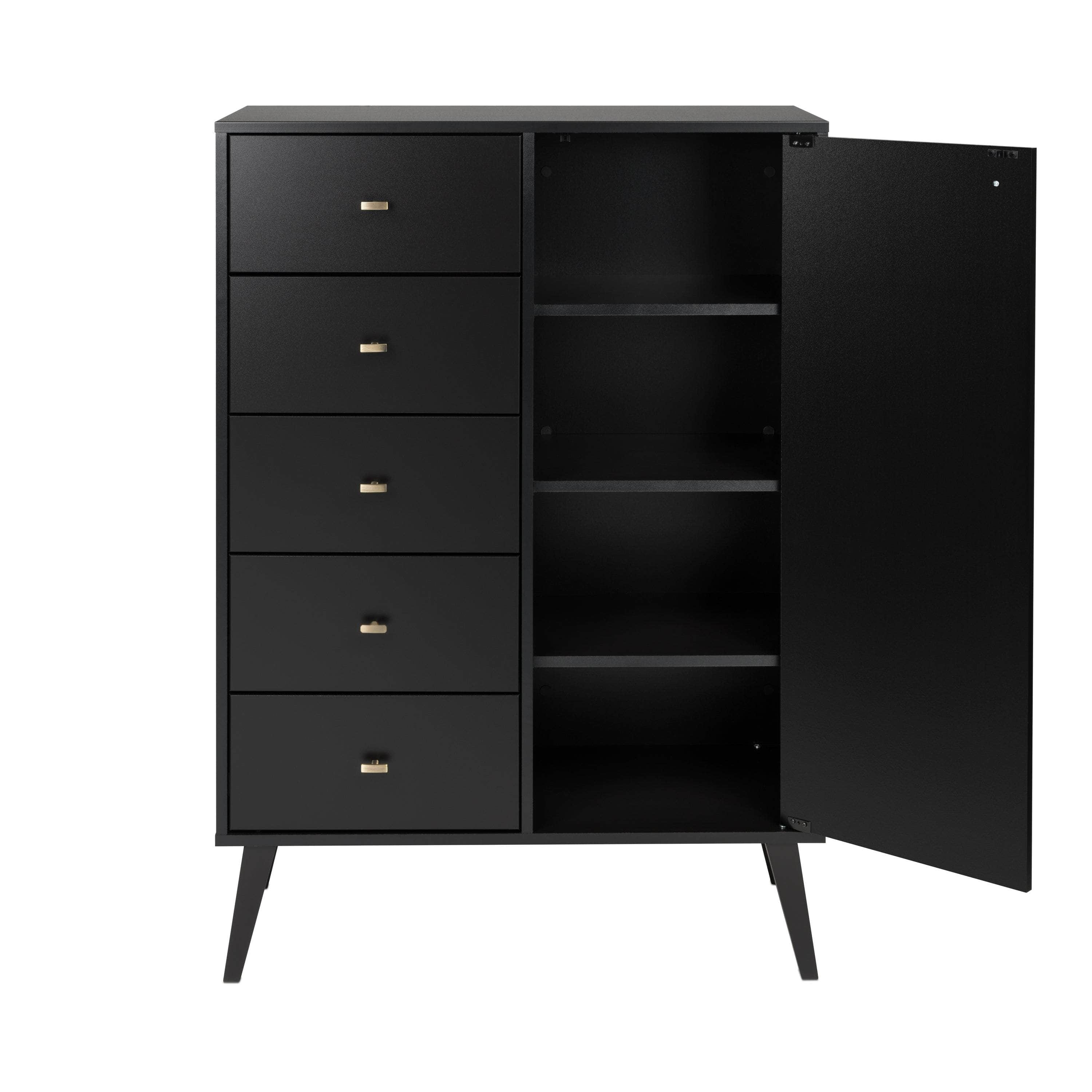 Pending - Modubox Chest Milo 5-drawer Chest with Door - Available in 4 Colours