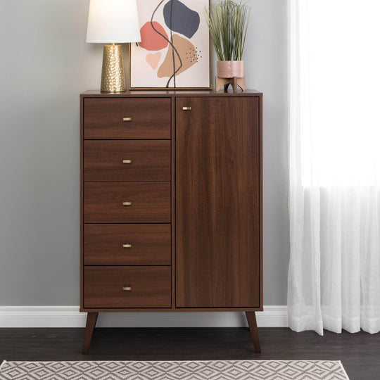 Pending - Modubox Chest Milo 5-drawer Chest with Door - Available in 4 Colours