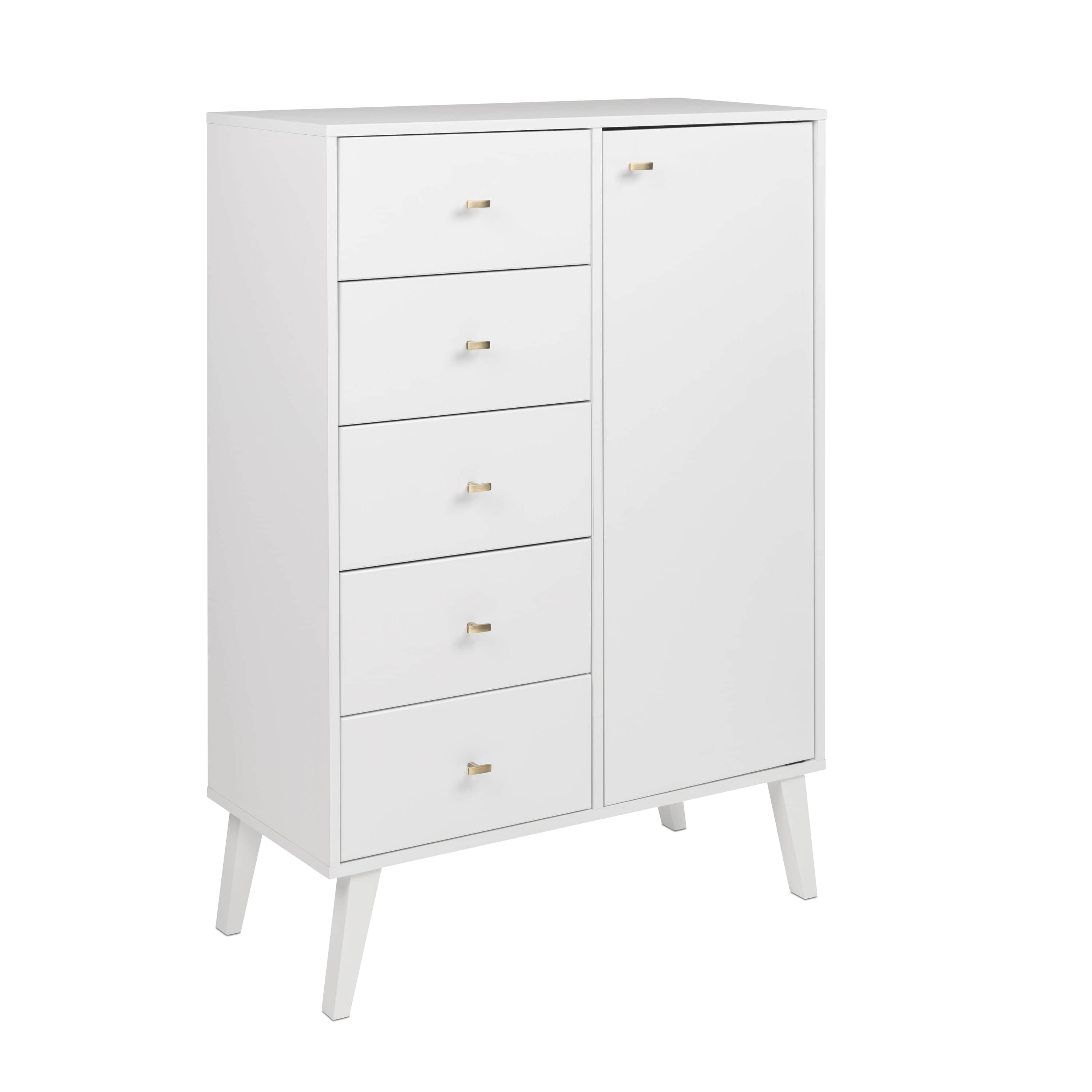 Pending - Modubox Chest Milo 5-drawer Chest with Door - Available in 4 Colours