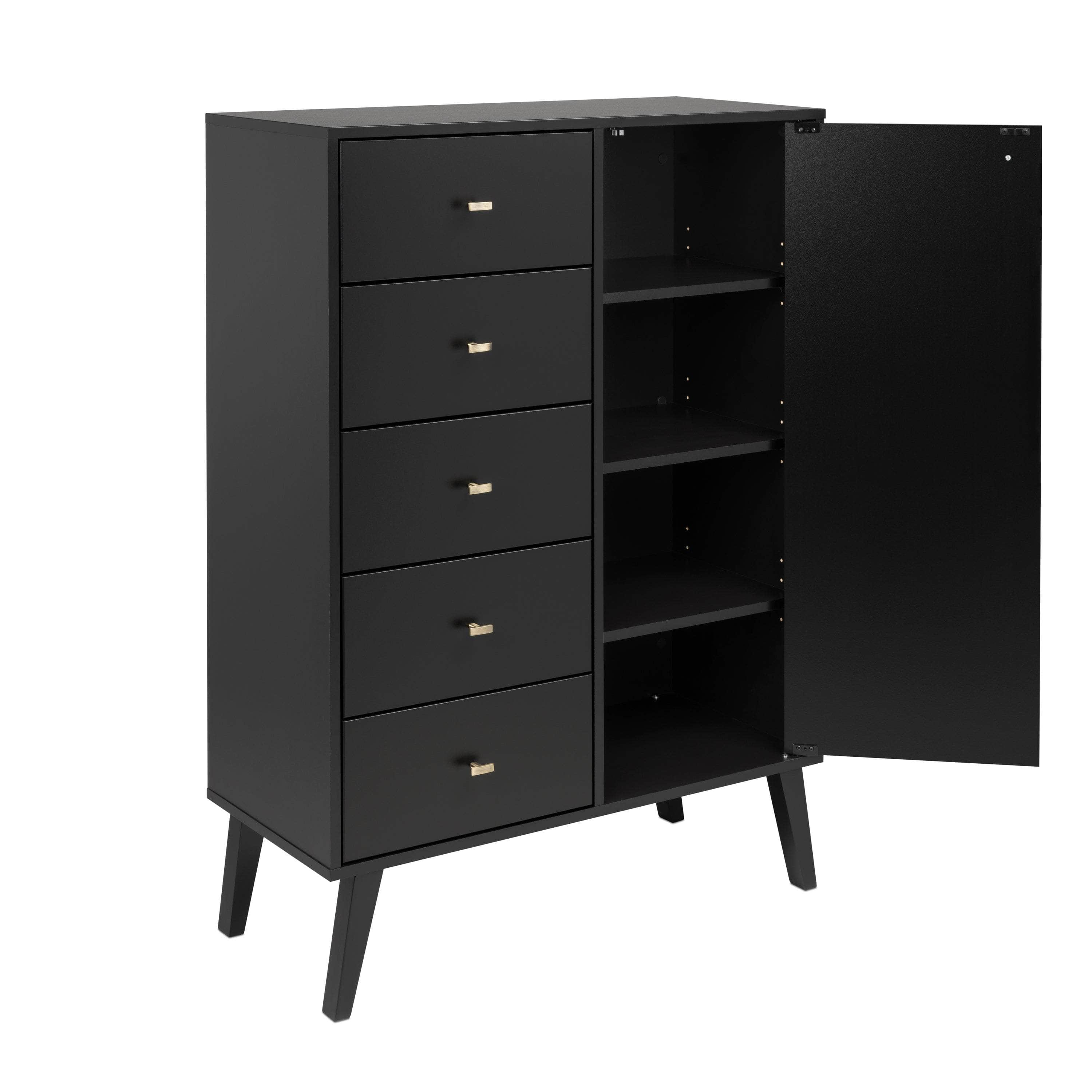 Pending - Modubox Chest Milo 5-drawer Chest with Door - Available in 4 Colours