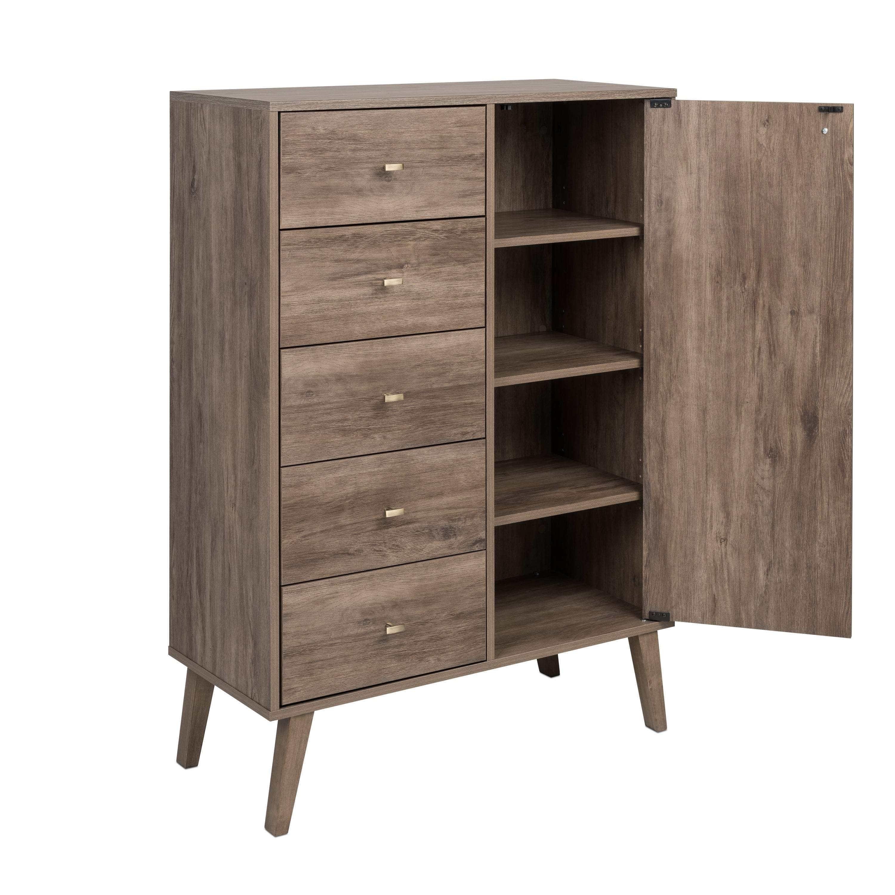 Pending - Modubox Chest Milo 5-drawer Chest with Door - Available in 4 Colours