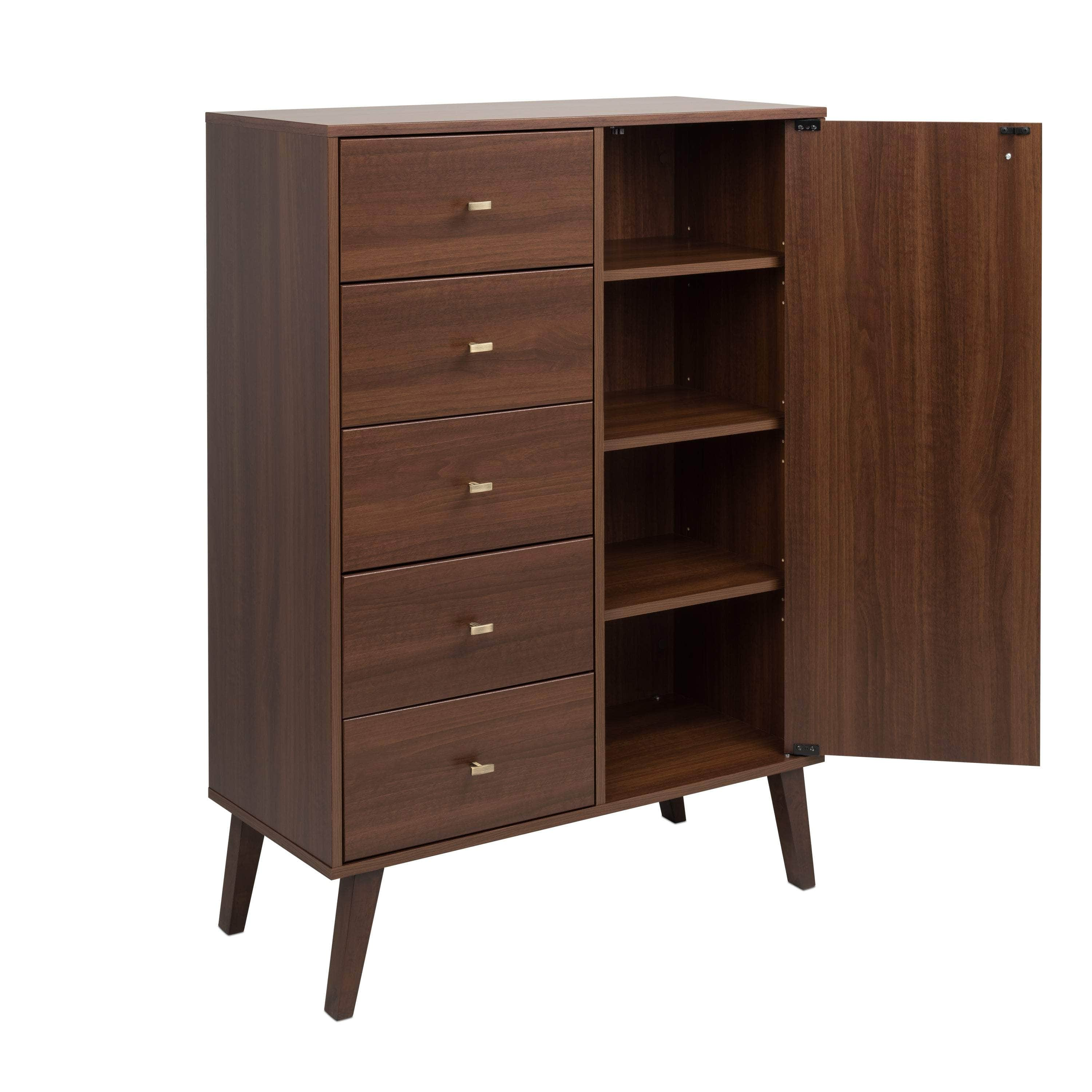 Pending - Modubox Chest Milo 5-drawer Chest with Door - Available in 4 Colours