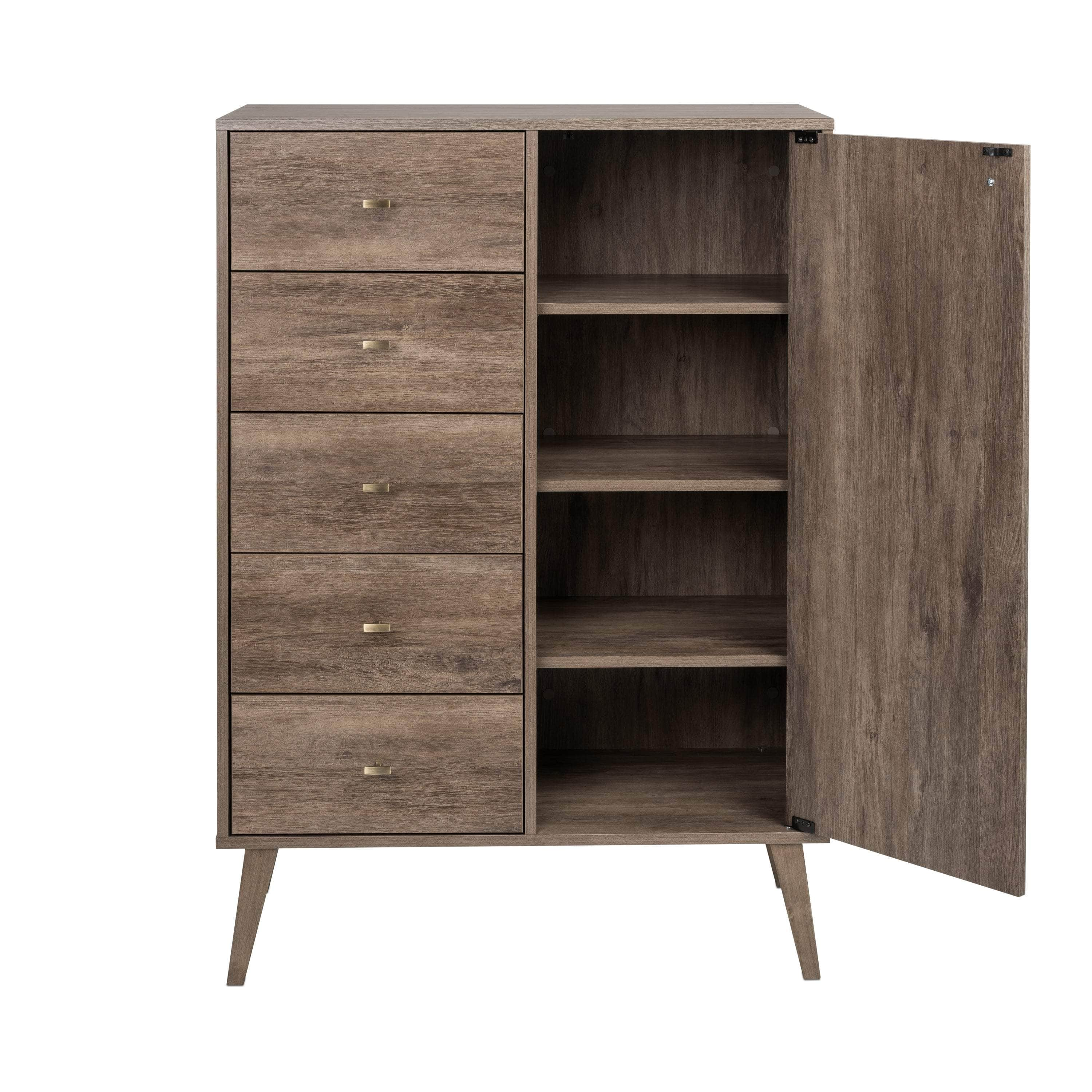 Pending - Modubox Chest Milo 5-drawer Chest with Door - Available in 4 Colours