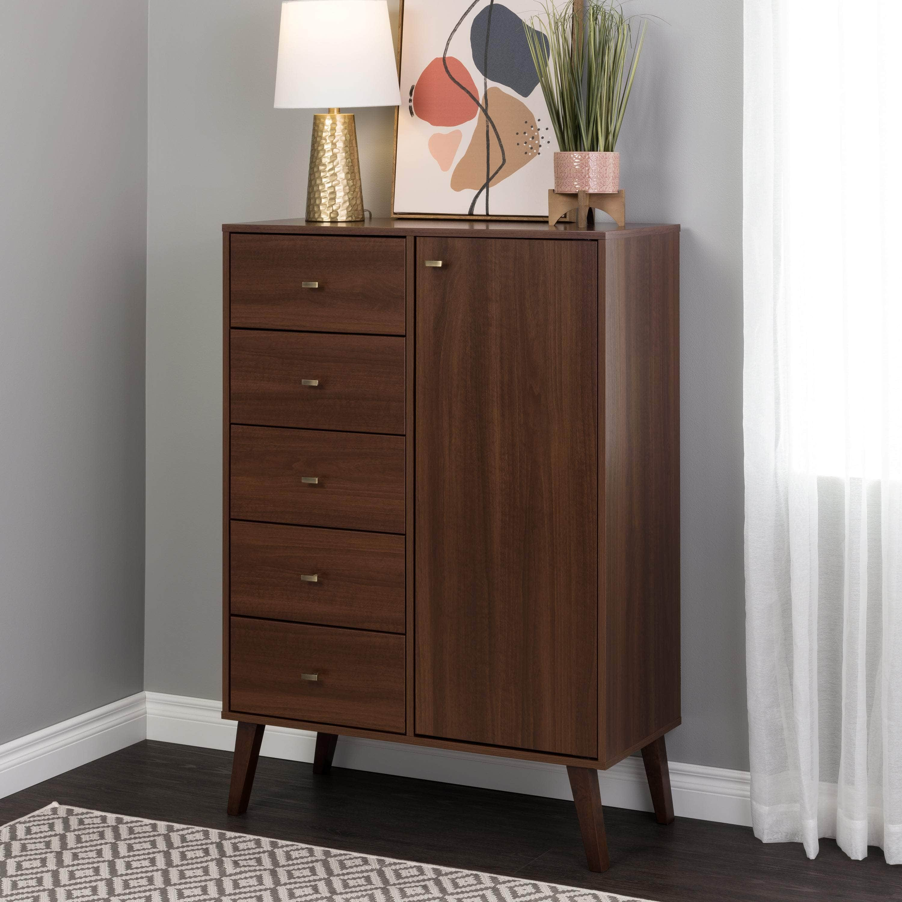 Pending - Modubox Chest Milo 5-drawer Chest with Door - Available in 4 Colours