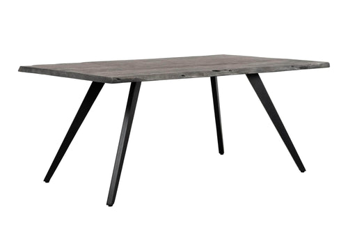 Pending - Primo International Dining Table Wexford Wood Dining Table, Grey Wood In Grey/Black