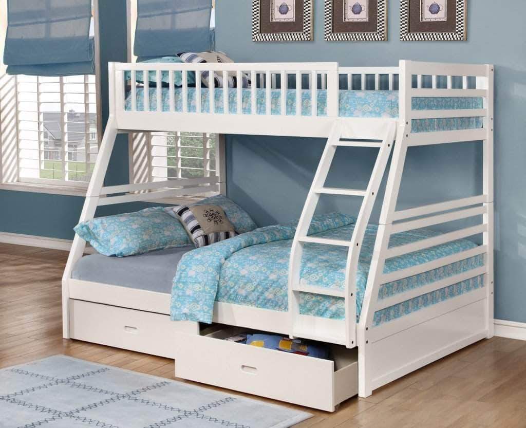 Alaska Twin over Full Bunk Bed with Storage Drawers — Wholesale ...